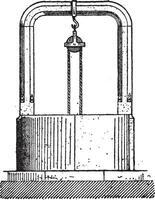 goed in carcassonne, Frankrijk, wijnoogst gravure. vector