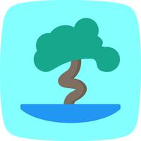 bonsai vector pictogram