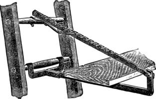 ladder jack wijnoogst illustratie. vector