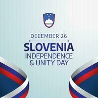 Slovenië trots. vector ontwerp sjabloon voor onafhankelijkheid en eenheid dag feesten. vector eps 10 inbegrepen.