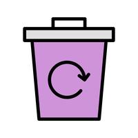 afval recycle vector pictogram