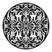 decoratief arabesk en sier- mandala symbolen reeks geïsoleerd vector