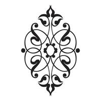 wijnoogst bloemen klassiek kalligrafische retro vignet rol kaders sier- ontwerp elementen zwart reeks geïsoleerd vector
