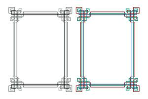 wijnoogst traditioneel realistisch zwart en kleur kaders reeks Aan wit achtergrond geïsoleerd vector illustratie