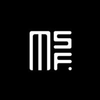 msf brief logo vector ontwerp, msf gemakkelijk en modern logo. msf luxueus alfabet ontwerp