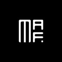 maf brief logo vector ontwerp, maf gemakkelijk en modern logo. maf luxueus alfabet ontwerp