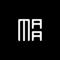 maa brief logo vector ontwerp, maa gemakkelijk en modern logo. maa luxueus alfabet ontwerp