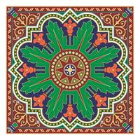 decoratief arabesk en sier- mandala symbolen reeks geïsoleerd vector