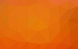 licht oranje vector wazig driehoek textuur.