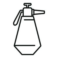 modern verstuiven fles icoon schets vector. wassen hand- vector