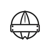 surfboard logo icoon ontwerp vector illustratie sjabloon.