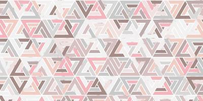 geometrische patroon roze backgrond met marmeren textuur vector