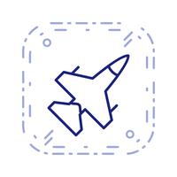 jet vector pictogram