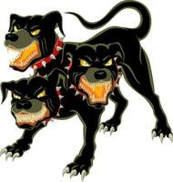 Cerberus Aan wit vector