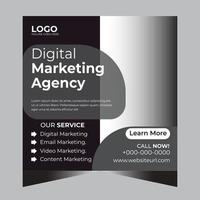 digitale marketing social media post sjabloonontwerp voor uw zakelijke bedrijf. Facebook-bericht, instagram-bericht. vector