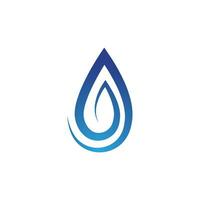 waterdruppel logo sjabloon vector