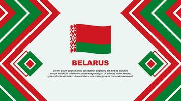 Wit-Rusland vlag abstract achtergrond ontwerp sjabloon. Wit-Rusland onafhankelijkheid dag banier behang vector illustratie. Wit-Rusland ontwerp