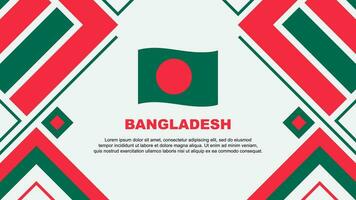 Bangladesh vlag abstract achtergrond ontwerp sjabloon. Bangladesh onafhankelijkheid dag banier behang vector illustratie. Bangladesh vlag