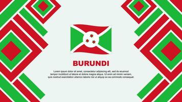 Burundi vlag abstract achtergrond ontwerp sjabloon. Burundi onafhankelijkheid dag banier behang vector illustratie. Burundi