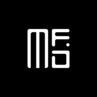 mfd brief logo vector ontwerp, mfd gemakkelijk en modern logo. mfd luxueus alfabet ontwerp