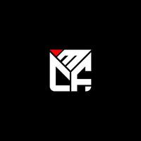 mcf brief logo vector ontwerp, mcf gemakkelijk en modern logo. mcf luxueus alfabet ontwerp