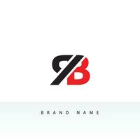 brief br, rb logo en icoon ontwerp sjabloon vector