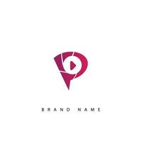 reeks van logo brieven p design.modern logo reeks creatief monogram inspiratie sjabloon .premie vector