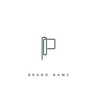 reeks van logo brieven p design.modern logo reeks creatief monogram inspiratie sjabloon .premie vector