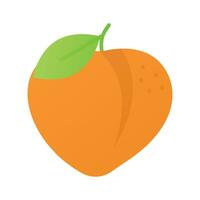 hoog kwaliteit icoon van perzik, heerlijk perzik vector ontwerp, gezond voedsel