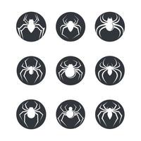 spider logo afbeeldingen illustratie vector