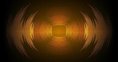 geluidsgolven die donker licht oscilleren vector