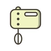 Eten Mixer Vector Icon