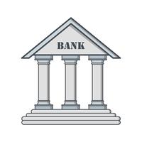 bank vector pictogram