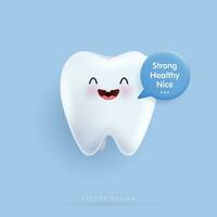 tand gezond sprankelend wit met hart. tand gelukkig en glimlach. kan worden gebruikt in kinderen tandarts kliniek. medisch Gezondheid en tandheelkunde concept. tekenfilm tandheelkundig karakter. vector ontwerp.