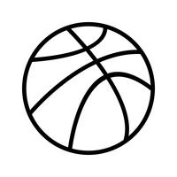 Vector basketbal pictogram