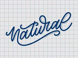 100 natuurlijke vector belettering stempel illustratie slogan kalligrafie