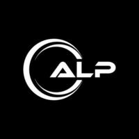 alp brief logo ontwerp, inspiratie voor een uniek identiteit. modern elegantie en creatief ontwerp. watermerk uw succes met de opvallend deze logo. vector