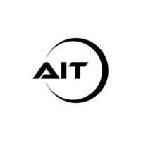 ait brief logo ontwerp, inspiratie voor een uniek identiteit. modern elegantie en creatief ontwerp. watermerk uw succes met de opvallend deze logo. vector