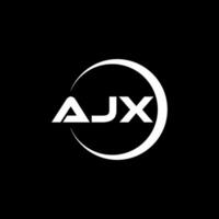 ajx brief logo ontwerp, inspiratie voor een uniek identiteit. modern elegantie en creatief ontwerp. watermerk uw succes met de opvallend deze logo. vector