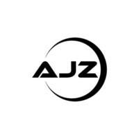 ajz brief logo ontwerp, inspiratie voor een uniek identiteit. modern elegantie en creatief ontwerp. watermerk uw succes met de opvallend deze logo. vector