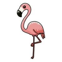 schattig flamingo wild safari Afrikaanse dieren voor kinderen, kinderen clip art, vector illustratie