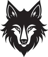 wolf hoofd illustratie vector