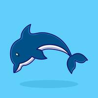 walvis in zwemmen zwembad illustratie vector