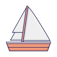 boot vervoer oceaan illustratie vector