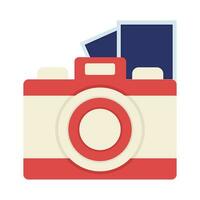 camera fotografie met foto illustratie vector