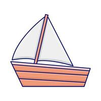 boot vervoer oceaan illustratie vector