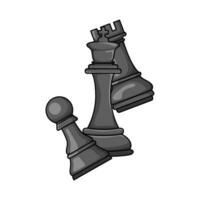 schaak spel illustratie vector