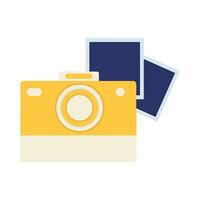 camera fotografie met foto illustratie vector