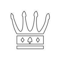 kroon icoon. kroon Koninklijk logo beeld symbool verzameling. vector illustratie