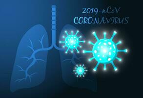 kroon virus uitbraak. Gevaar van de virus en risico naar openbaar Gezondheid en uitbraken van influenza. pandemisch medisch concept met virale moleculen. kleurrijk vector illustratie.